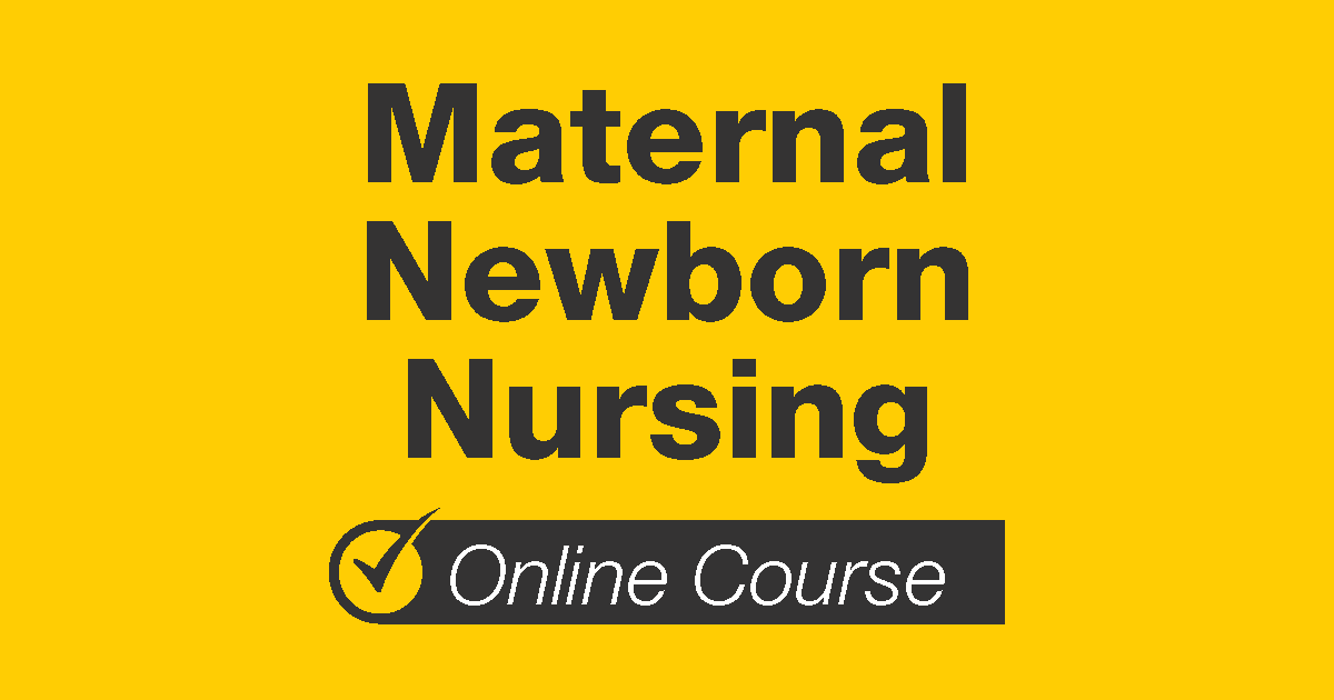 孕产妇新生儿护理在线课程