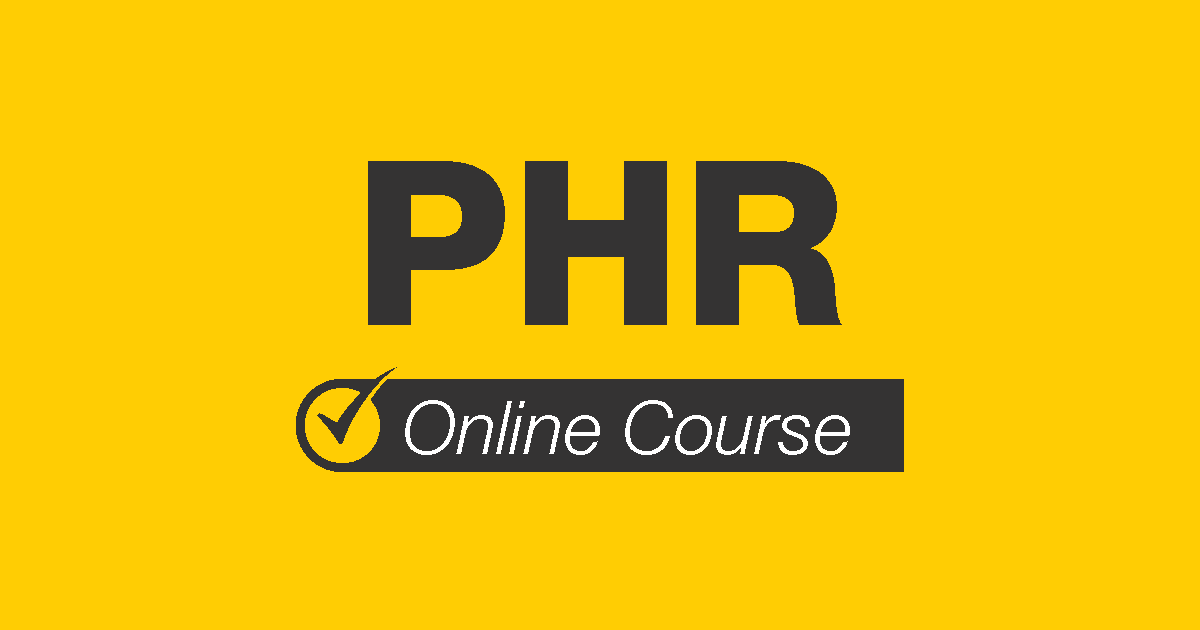 PHR在线课程